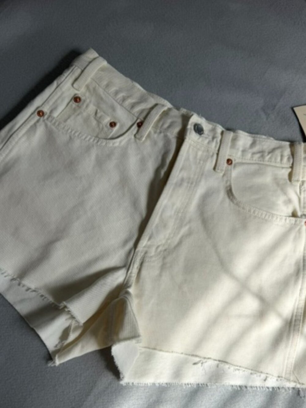 Cream white Universal Treads shorts #shorts women’s  High Rise Mini Shorts